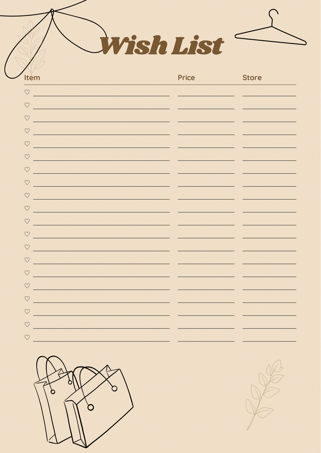 Rustic planner